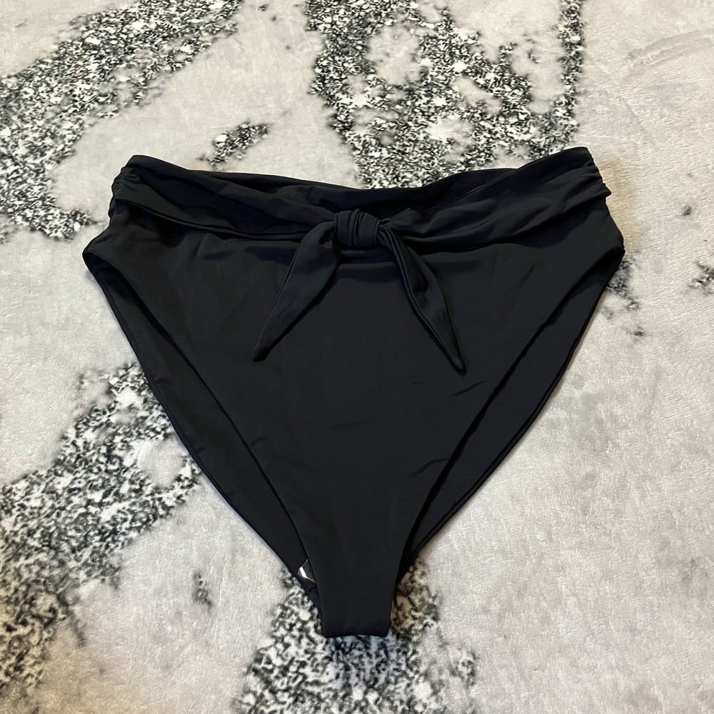 Mara Hoffman Swimwear Womens Size 3X Black Goldie Pull On Swim Bottom